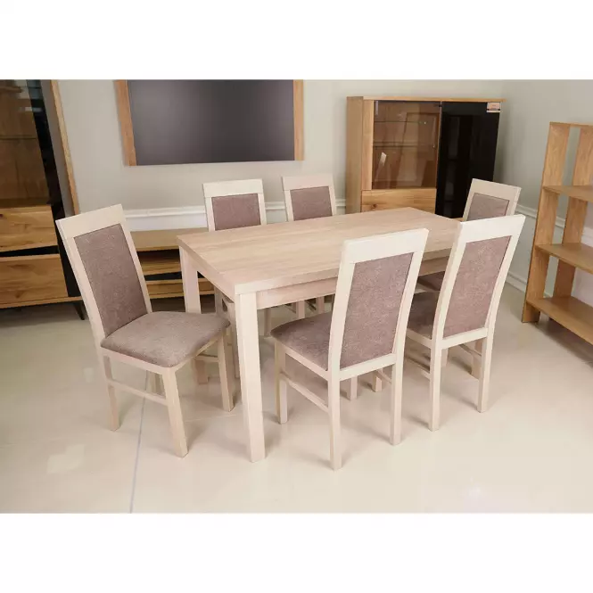 Asztal ST-874 140x80+40 cm sonoma