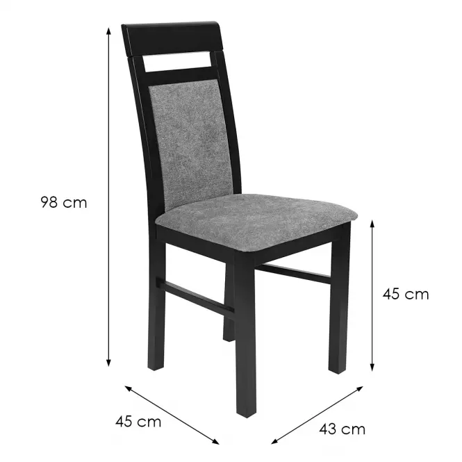 Szék KR981 fekete/storm 97