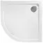Félkör alakú zuhanytálca Look Rea K7909 white 80x100 balos,2