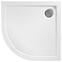Félkör alakú zuhanytálca Look Rea K7906 white 80x100 jobbos,2