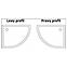 Félkör alakú zuhanytálca Look Rea K7906 white 80x100 jobbos,4
