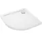 Félkör alakú zuhanytálca Look Rea K7908 white 80x80