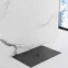 Téglalap alakú zuhanytálca Rock Rea K4580 black 90x120,3