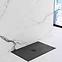 Téglalap alakú zuhanytálca Rock Rea K4580 black 90x120,3