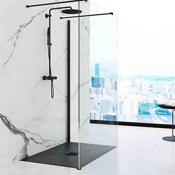Téglalap alakú zuhanytálca Rock Rea K4580 black 90x120