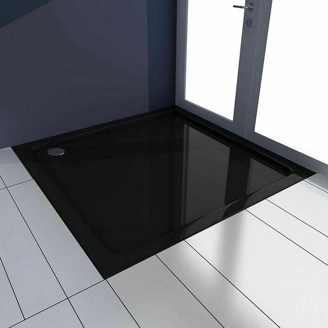 Téglalap alakú zuhanytálca Savoy Rea K4087 black 80x100