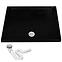 Négyzet alakú zuhanytálca Savoy Rea K4804 black 80x80