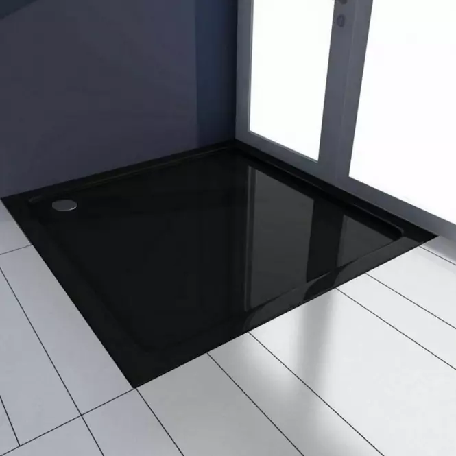 Négyzet alakú zuhanytálca Savoy Rea K4804 black 80x80,3