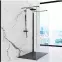 Téglalap alakú zuhanytálca Stone Rea K9603 black 90x120,3