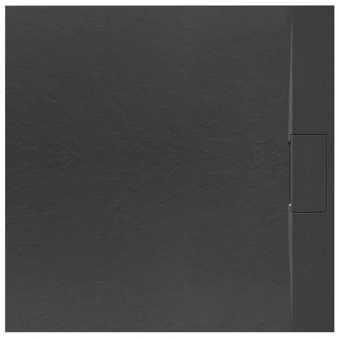Négyzet alakú zuhanytálca Bazalt black 90x90