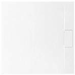 Négyzet alakú zuhanytálca Bazalt white 90x90
