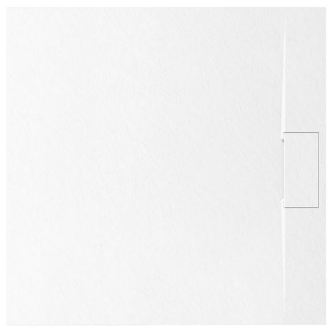 Négyzet alakú zuhanytálca Bazalt white 90x90