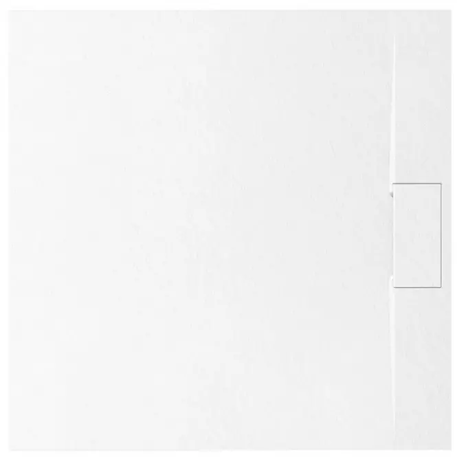 Négyzet alakú zuhanytálca Bazalt white 90x90