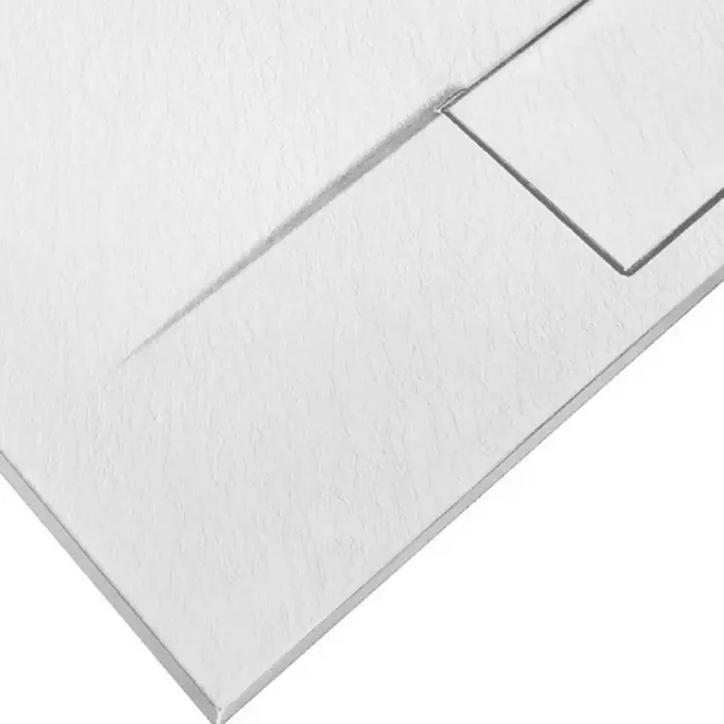 Négyzet alakú zuhanytálca Bazalt white 90x90,3