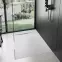 Négyzet alakú zuhanytálca Bazalt white 90x90,4