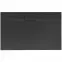 Téglalap alakú zuhanytálca Bazalt Long black 80x100,2