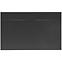 Téglalap alakú zuhanytálca Bazalt Long black 80x100,2