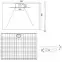 Téglalap alakú zuhanytálca Bazalt Long black 80x100,4