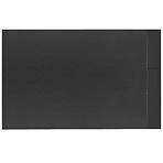 Téglalap alakú zuhanytálca Bazalt black 80x100