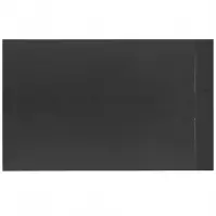 Téglalap alakú zuhanytálca Bazalt black 80x120