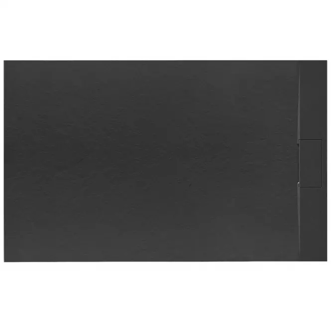 Téglalap alakú zuhanytálca Bazalt black 80x120
