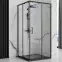 Téglalap alakú zuhanytálca Bazalt black 80x120,3