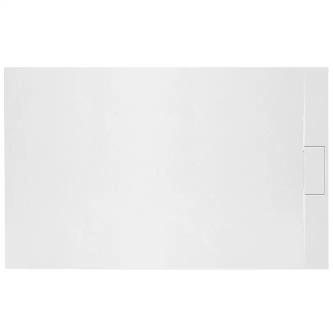 Téglalap alakú zuhanytálca Bazalt white 80x120