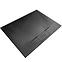 Téglalap alakú zuhanytálca Bazalt Long black 90x120