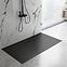 Téglalap alakú zuhanytálca Bazalt Long black 90x120,5