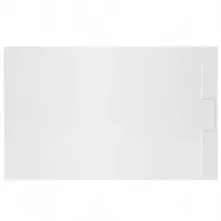Téglalap alakú zuhanytálca Bazalt white 90x120