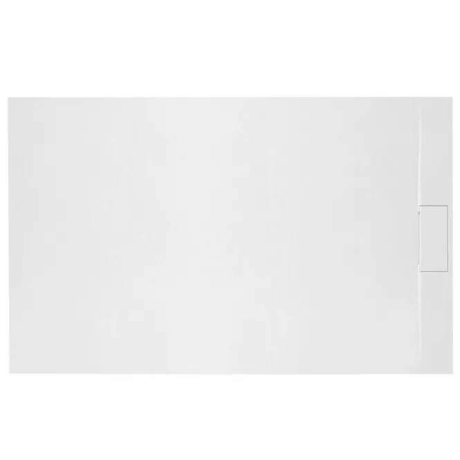 Téglalap alakú zuhanytálca Bazalt white 90x120