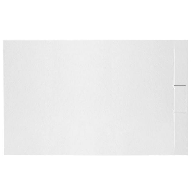Téglalap alakú zuhanytálca Bazalt white 90x120