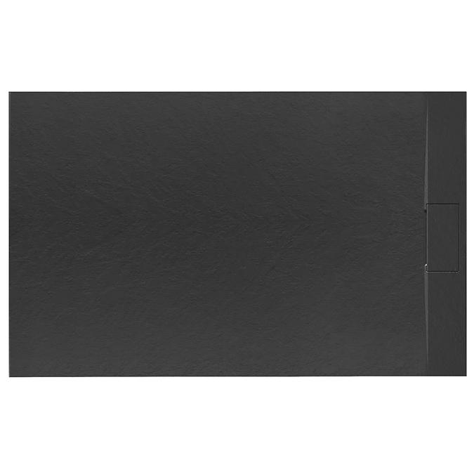 Téglalap alakú zuhanytálca Bazalt black 90x120