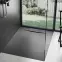 Téglalap alakú zuhanytálca Bazalt black 90x120,4