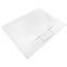Téglalap alakú zuhanytálca Bazalt Long white 80x120