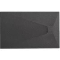 Téglalap alakú zuhanytálca Magnum black 80x100