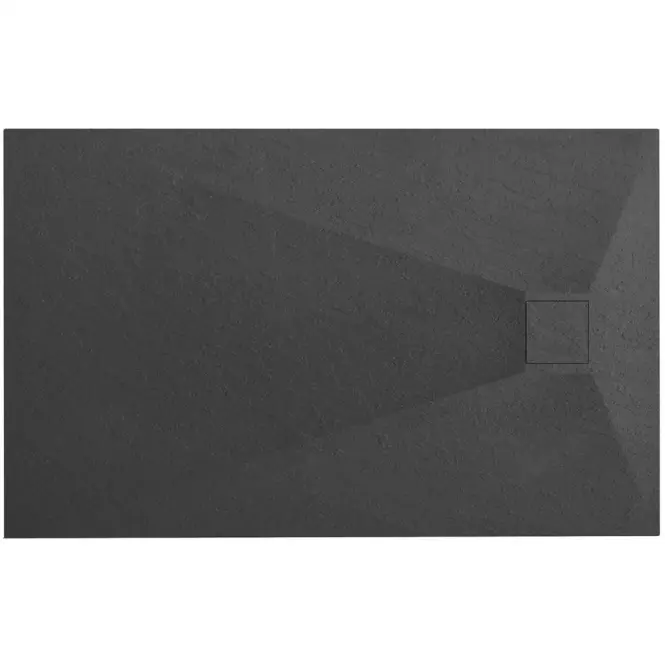 Téglalap alakú zuhanytálca Magnum black 80x100