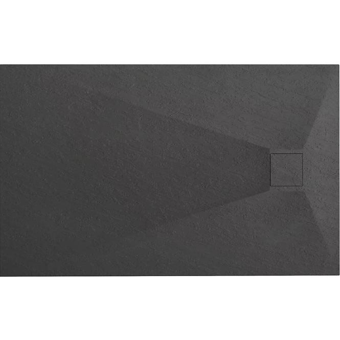 Téglalap alakú zuhanytálca Magnum black 90x120