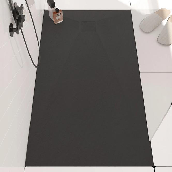 Téglalap alakú zuhanytálca Magnum black 90x120