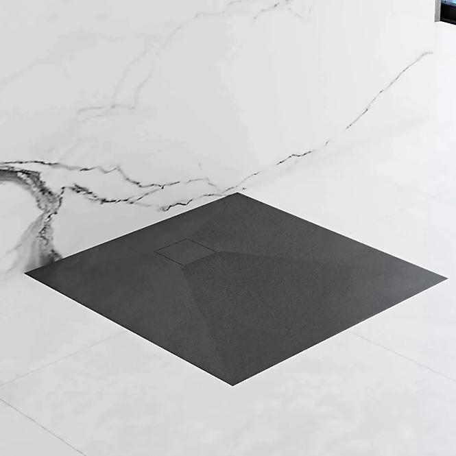 Téglalap alakú zuhanytálca Magnum black 90x120