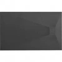 Téglalap alakú zuhanytálca Magnum black 80x120
