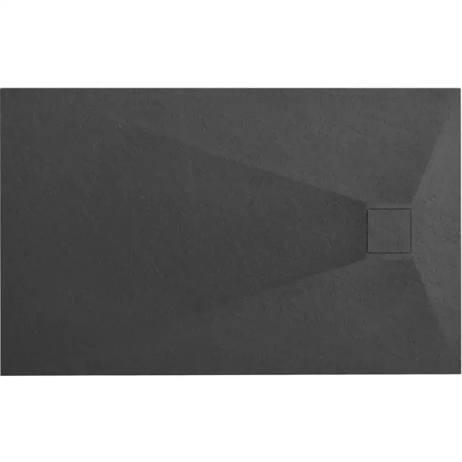 Téglalap alakú zuhanytálca Magnum black 80x120