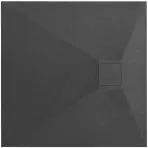 Négyzet alakú zuhanytálca Magnum black 90x90