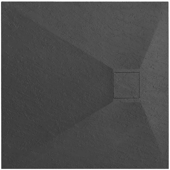 Négyzet alakú zuhanytálca Magnum black 90x90