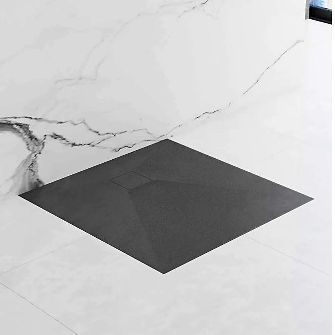 Négyzet alakú zuhanytálca Magnum black 90x90
