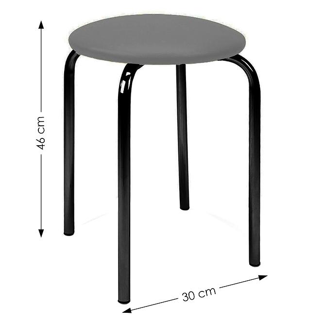 Taburett Pino black/szürke