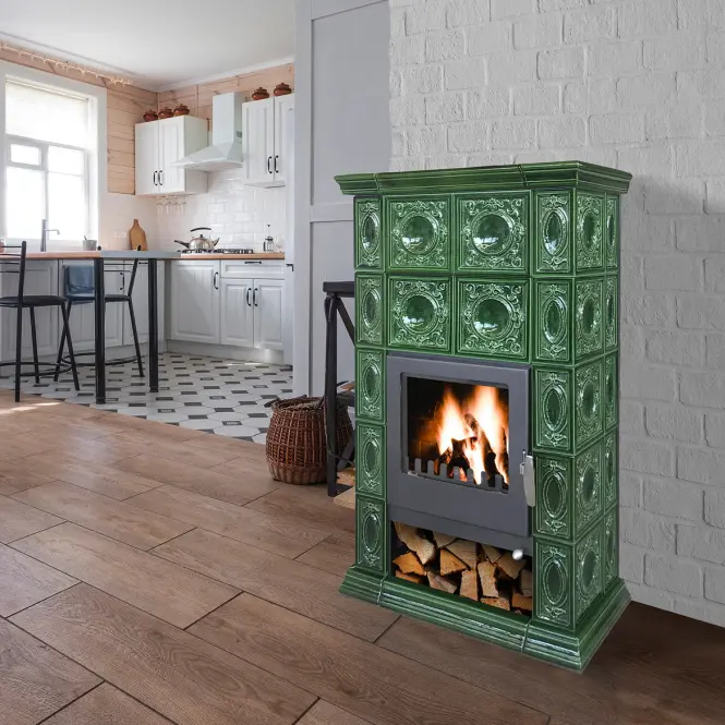 Kandallókályha Altenburg Glassgreen 8 kW,2