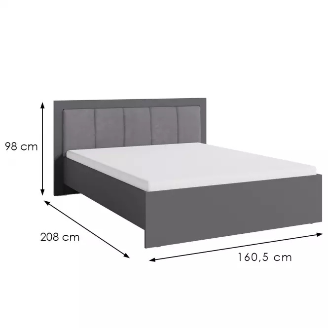 Ágy Smart SR6 140 grafit