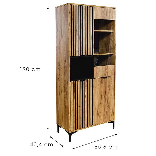 Vitrin Margo 3D1W craft arany