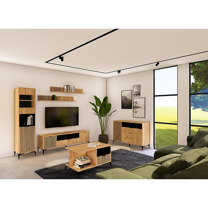 Vitrin Margo 3D1W craft arany